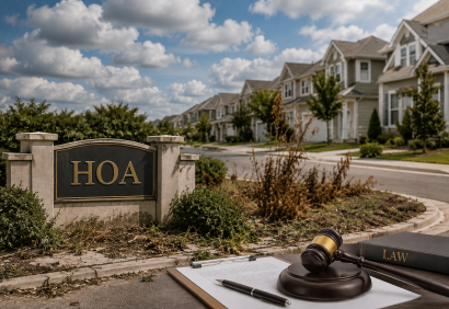 When Your HOA Neglects the Community, Who Has the Right to Sue?