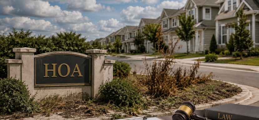 When Your HOA Neglects the Community, Who Has the Right to Sue?